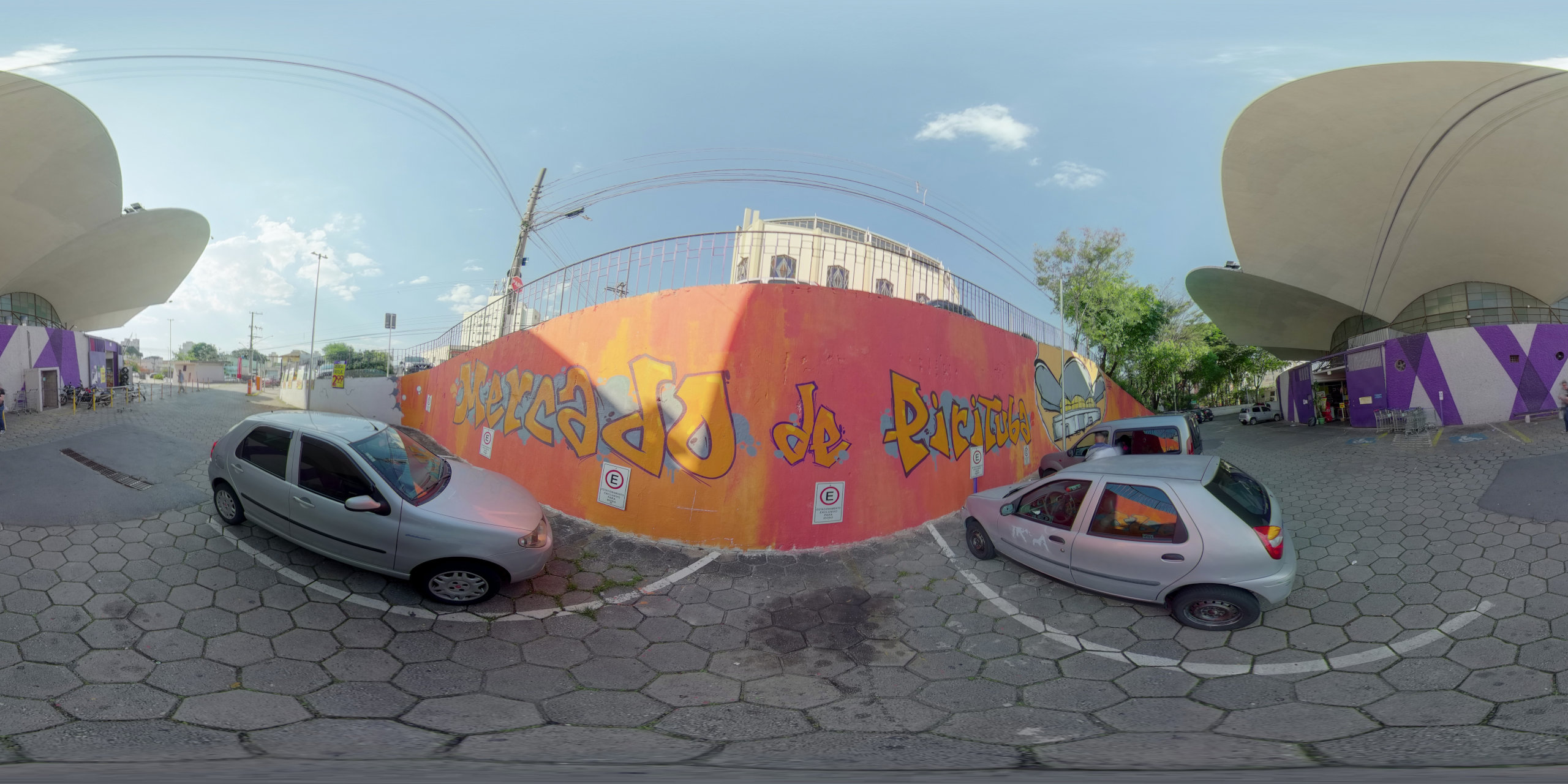 Coletivo Pirituba em Cores. Obra Recortes urbanos. Painel 2